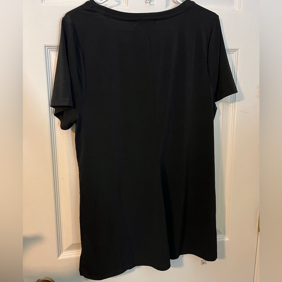 Lane Bryant Black Blouse Sz 14/16 - Picture 9 of 11